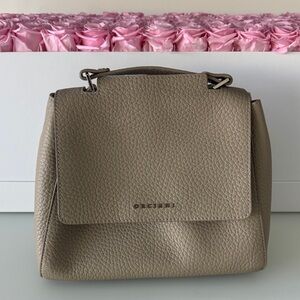 Orciani Beige Leather Satchel